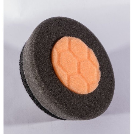 Rbl Products 3.5" ORANGE & BLACK BUFFING PAD RB5-35OB